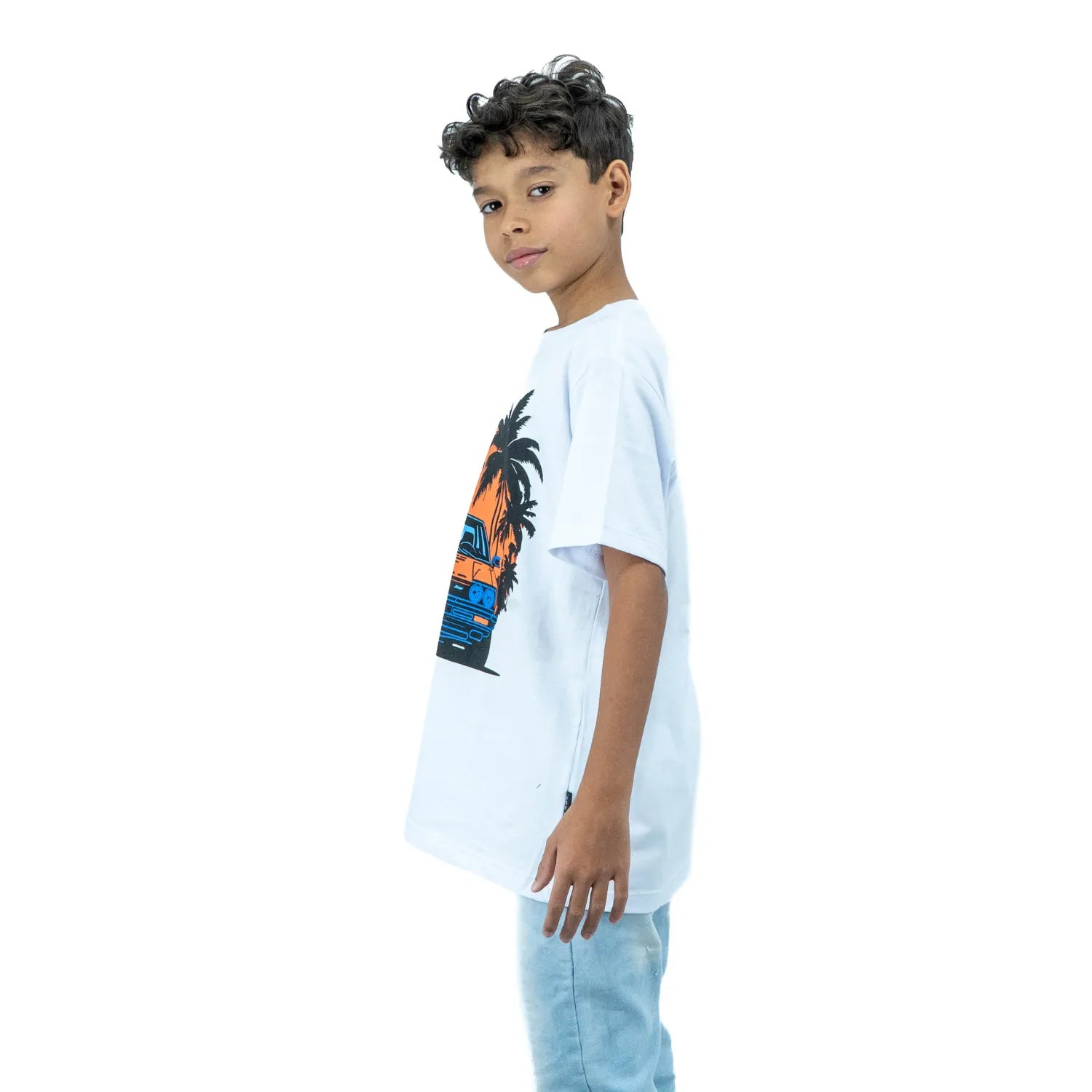 Camiseta Infantil 100% Algodão | Carro