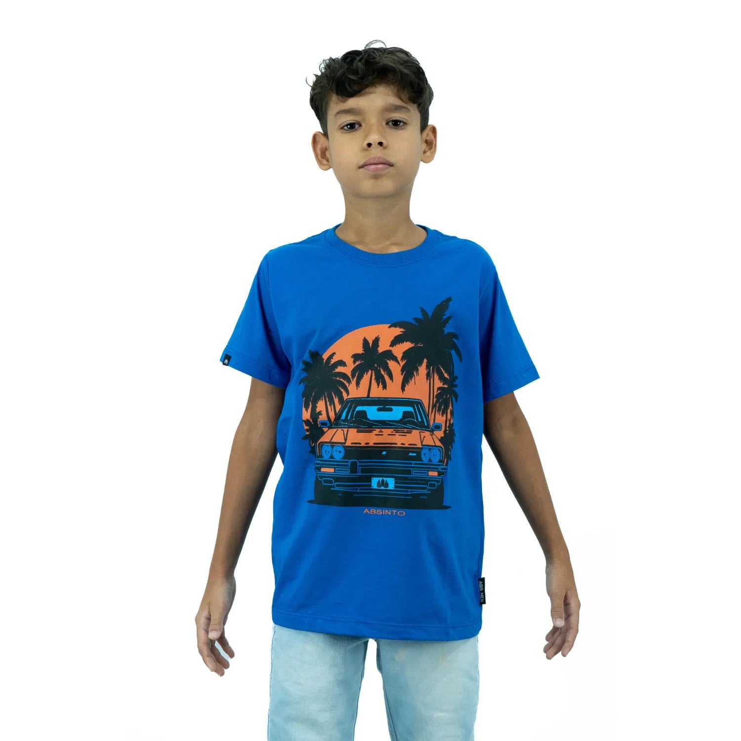 Camiseta Infantil 100% Algodão | Carro