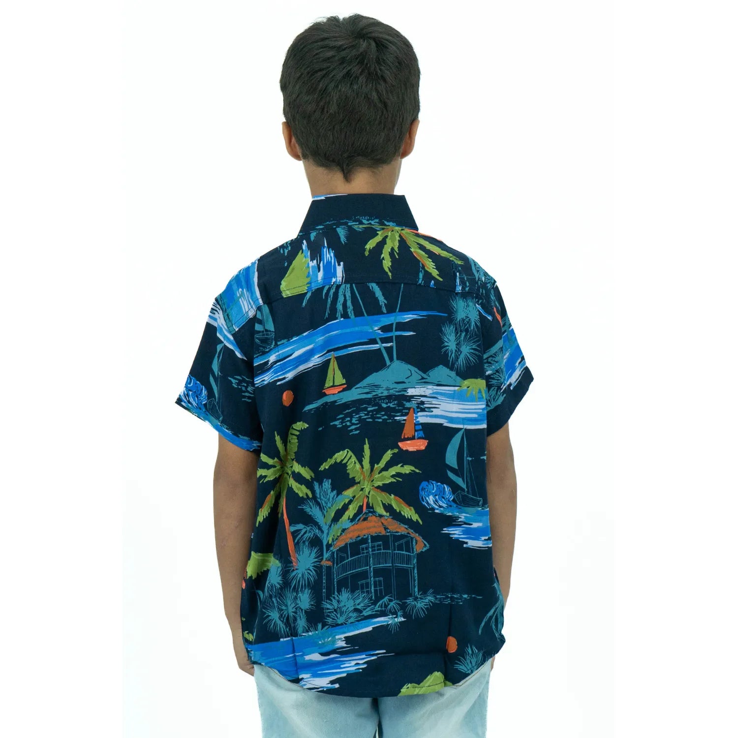 Camisa Infantil Manga Curta | Barquinho