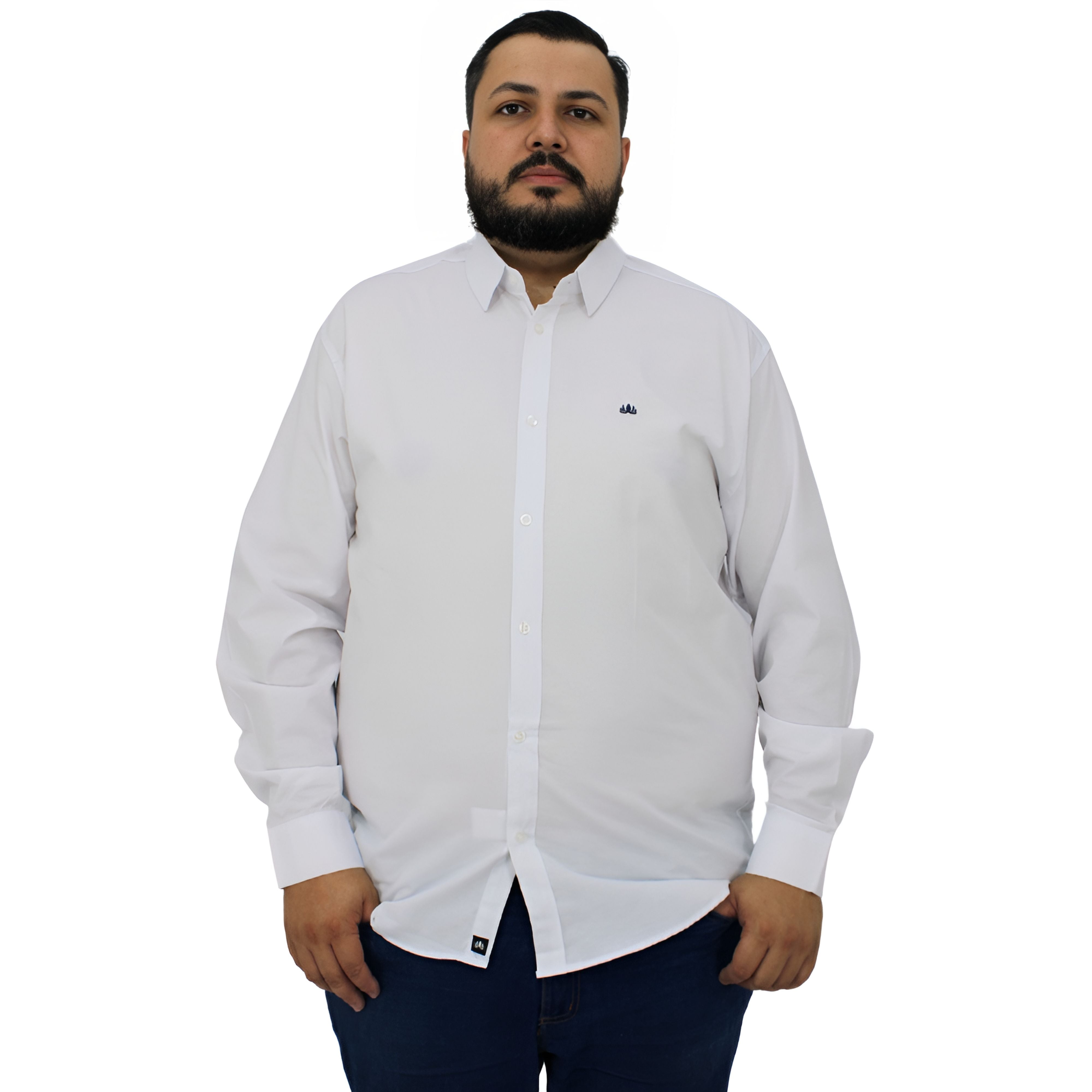 Camisa Manga Longa Social Plus Size | Lisa