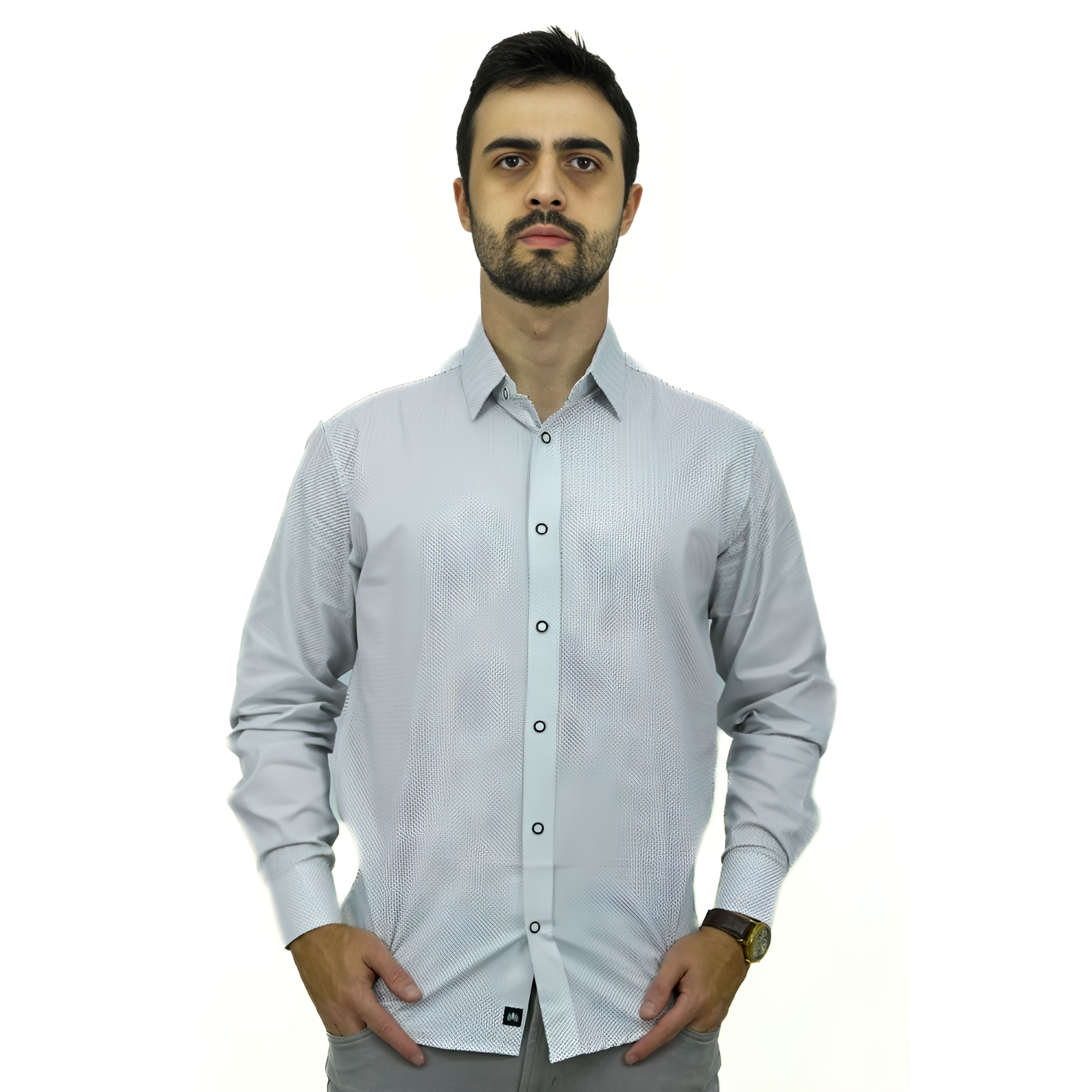 Camisa Manga Longa Social | Poá