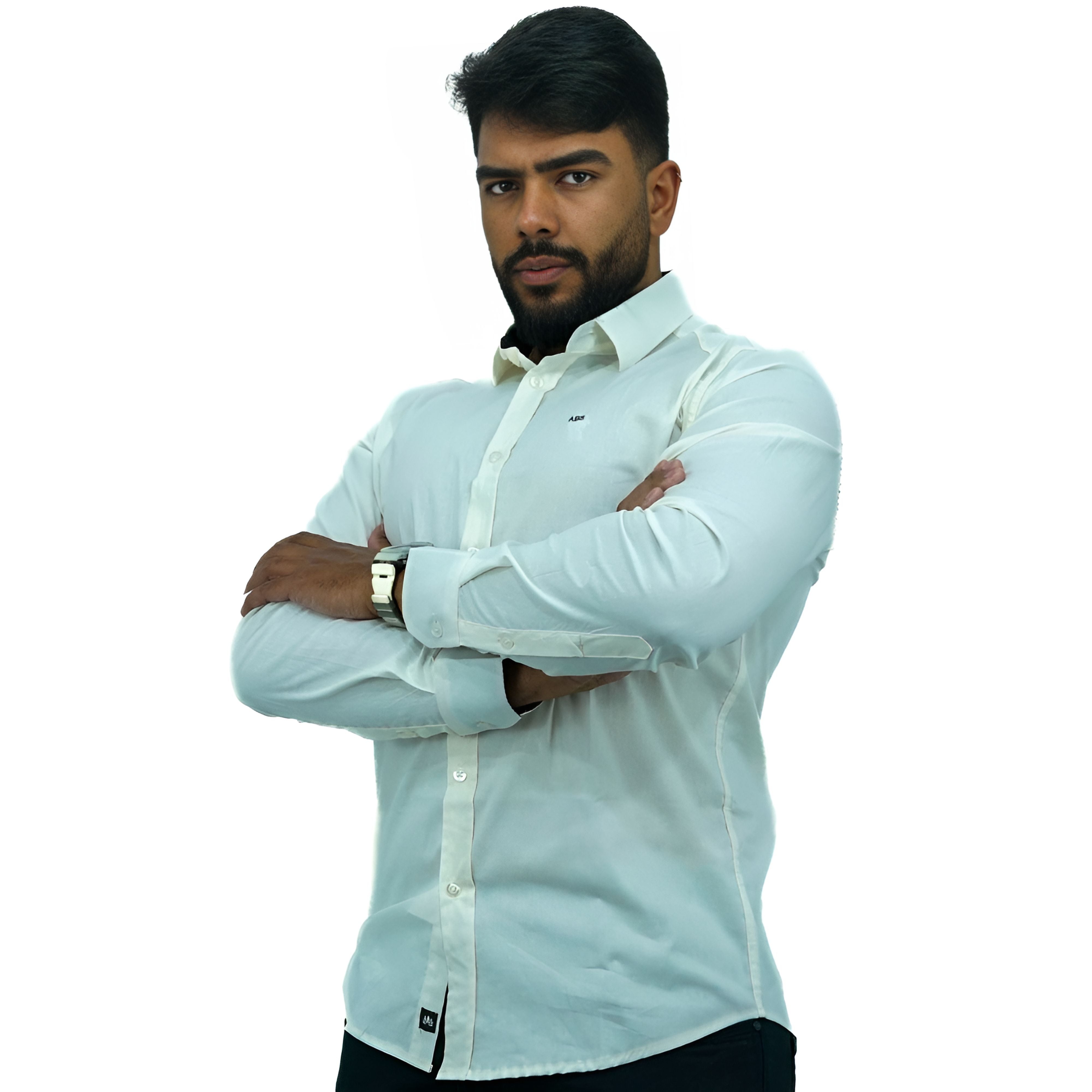 Camisa Social Manga Longa | Elastano