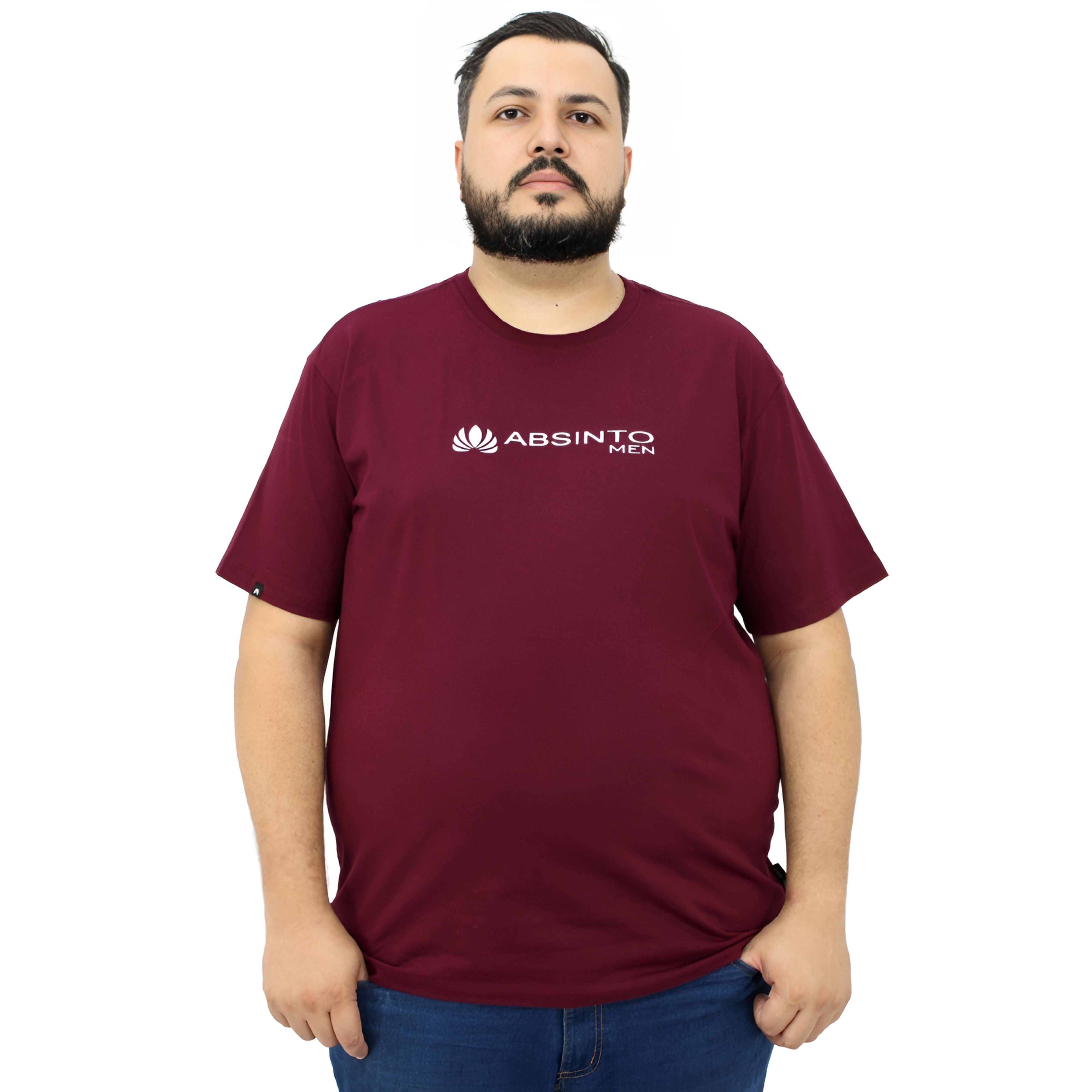 Camiseta Plus Size 100% Algodão | Absinto Men