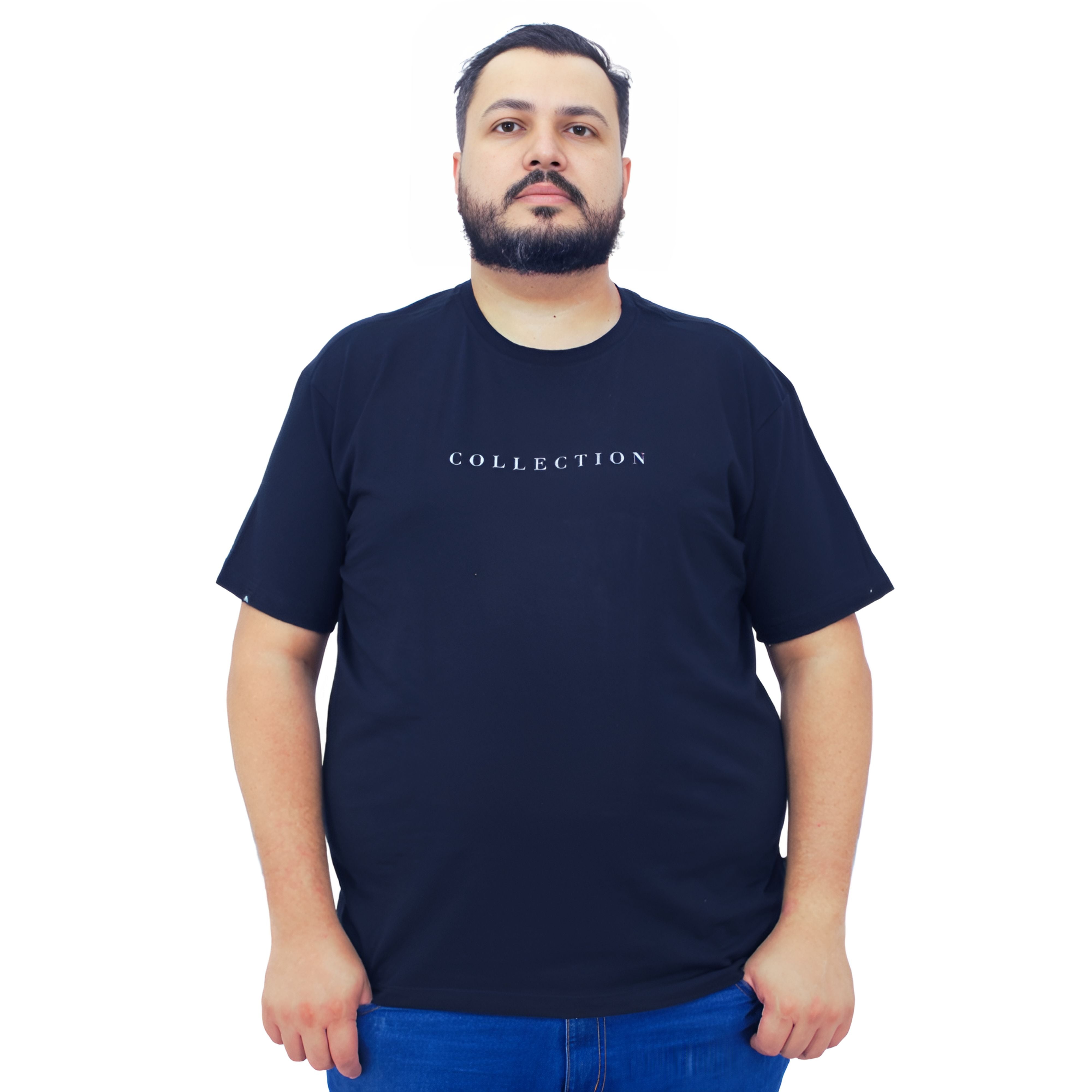 Camiseta Plus Size 100% Algodão | Collection