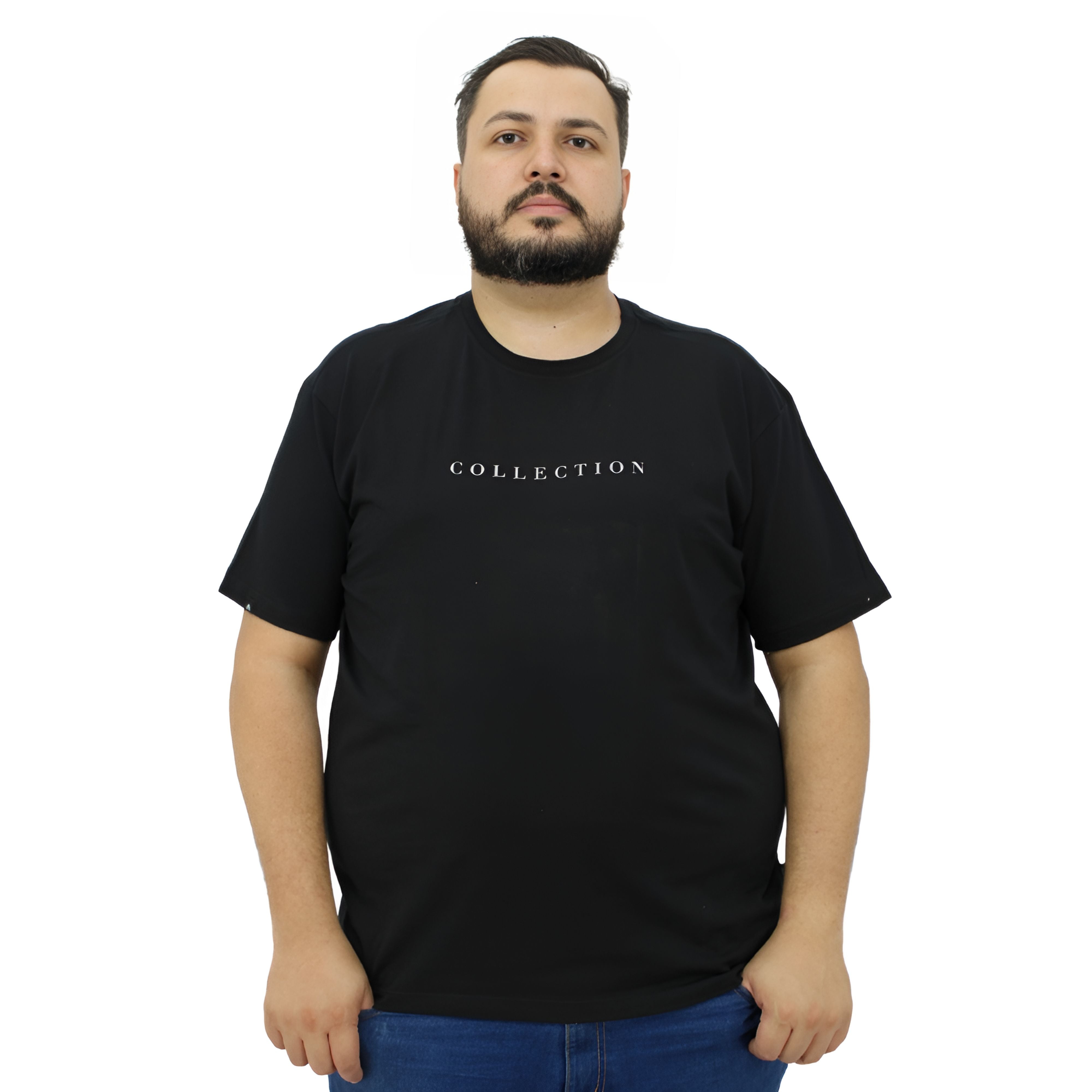 Camiseta Plus Size 100% Algodão | Collection