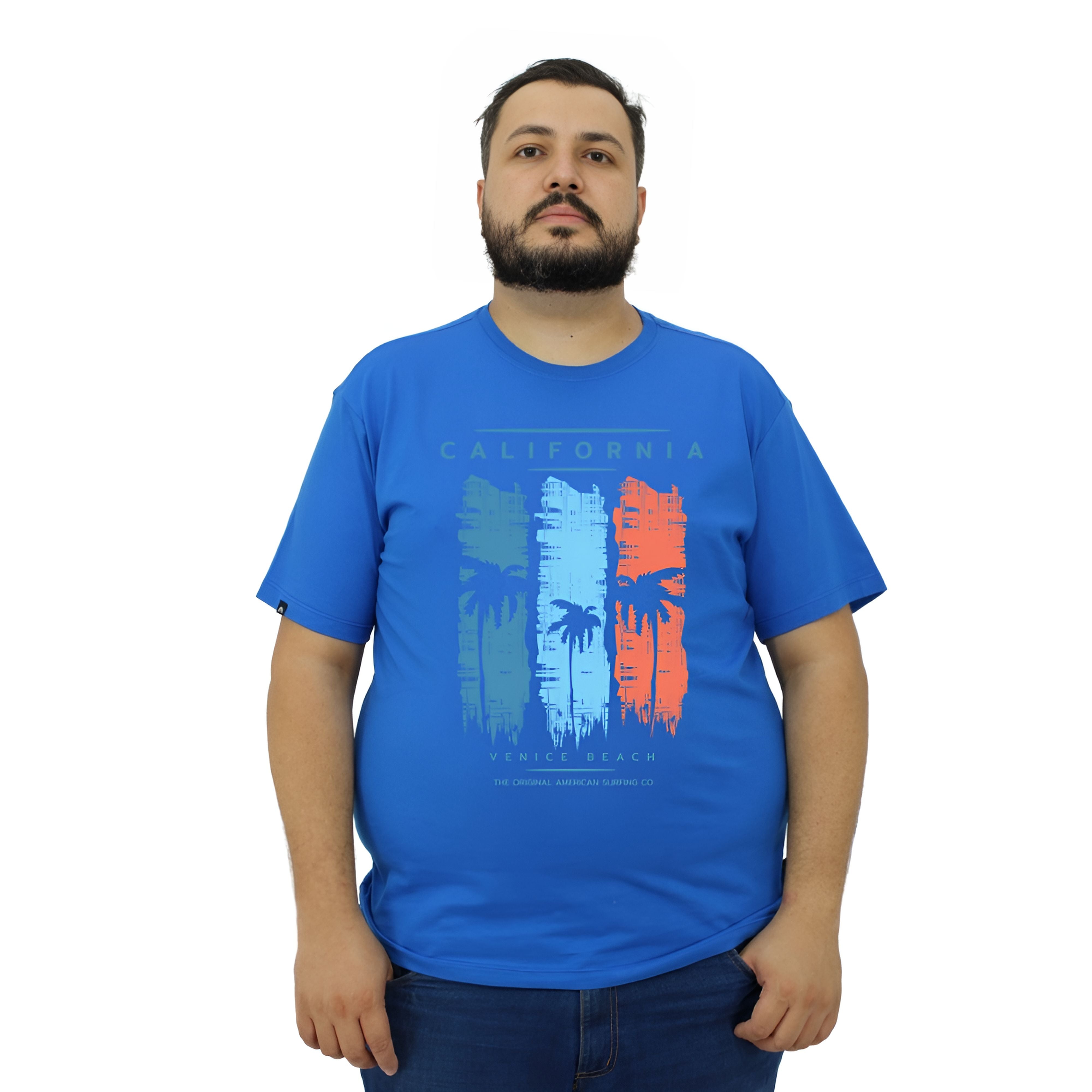 Camiseta Plus Size 100% Algodão | Califórnia
