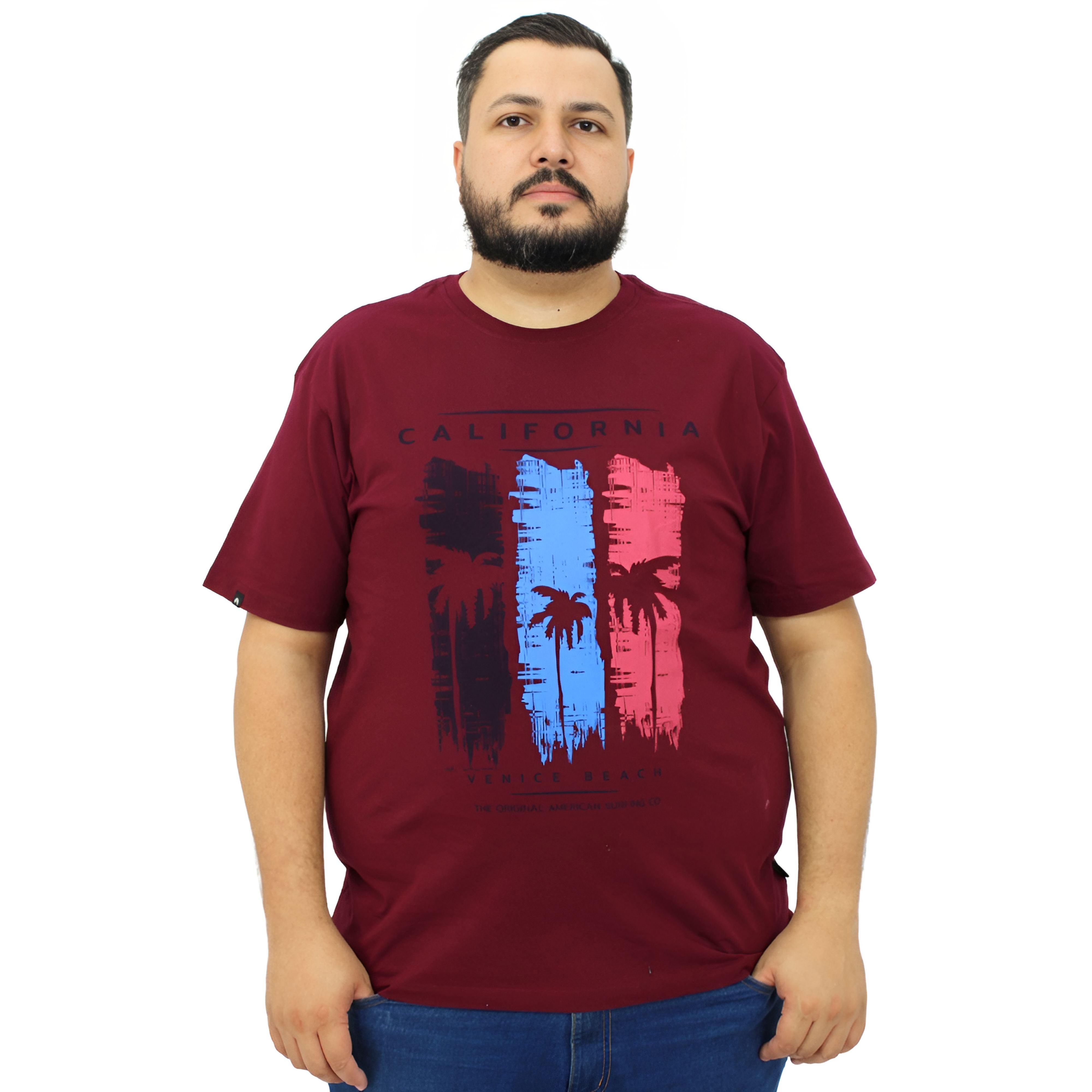 Camiseta Plus Size 100% Algodão | Califórnia