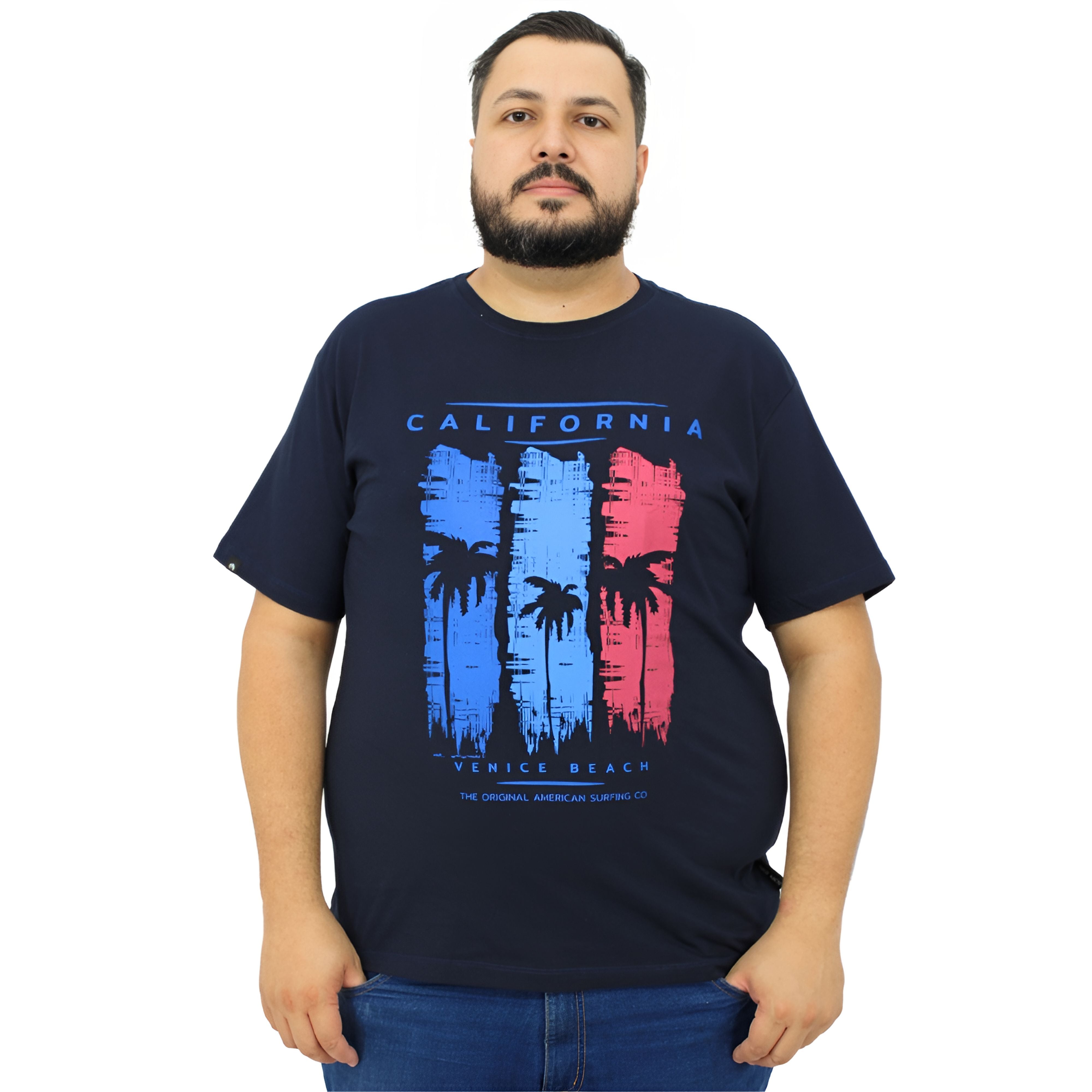 Camiseta Plus Size 100% Algodão | Califórnia