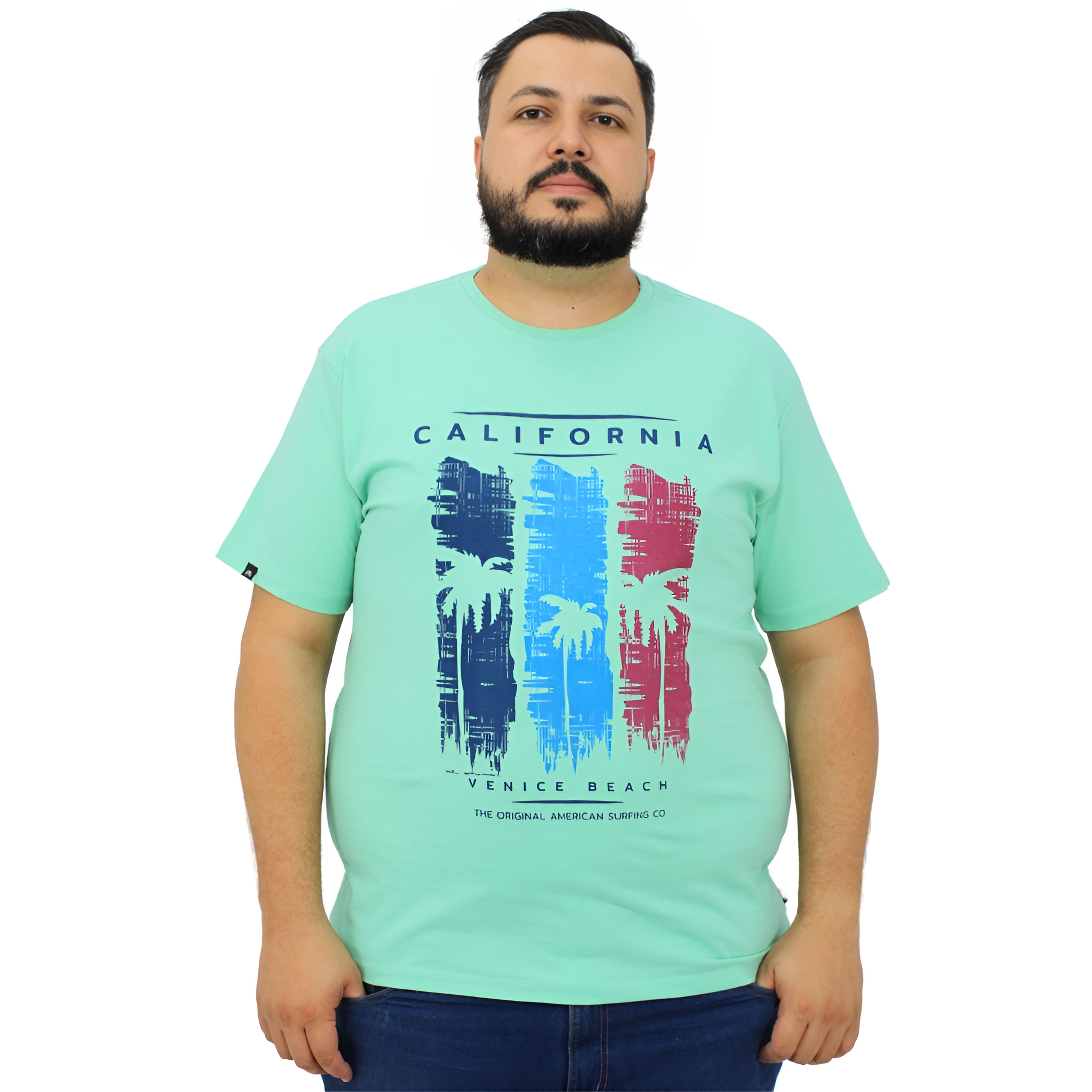 Camiseta Plus Size 100% Algodão | Califórnia