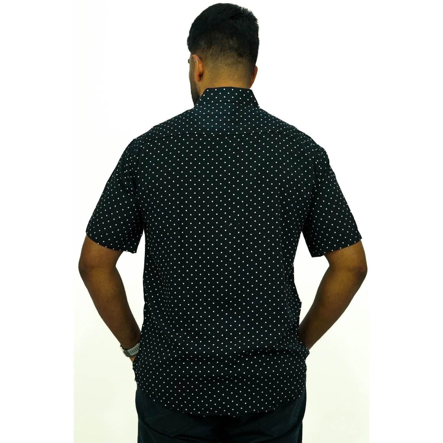 Camisa Social Manga Curta | Poá