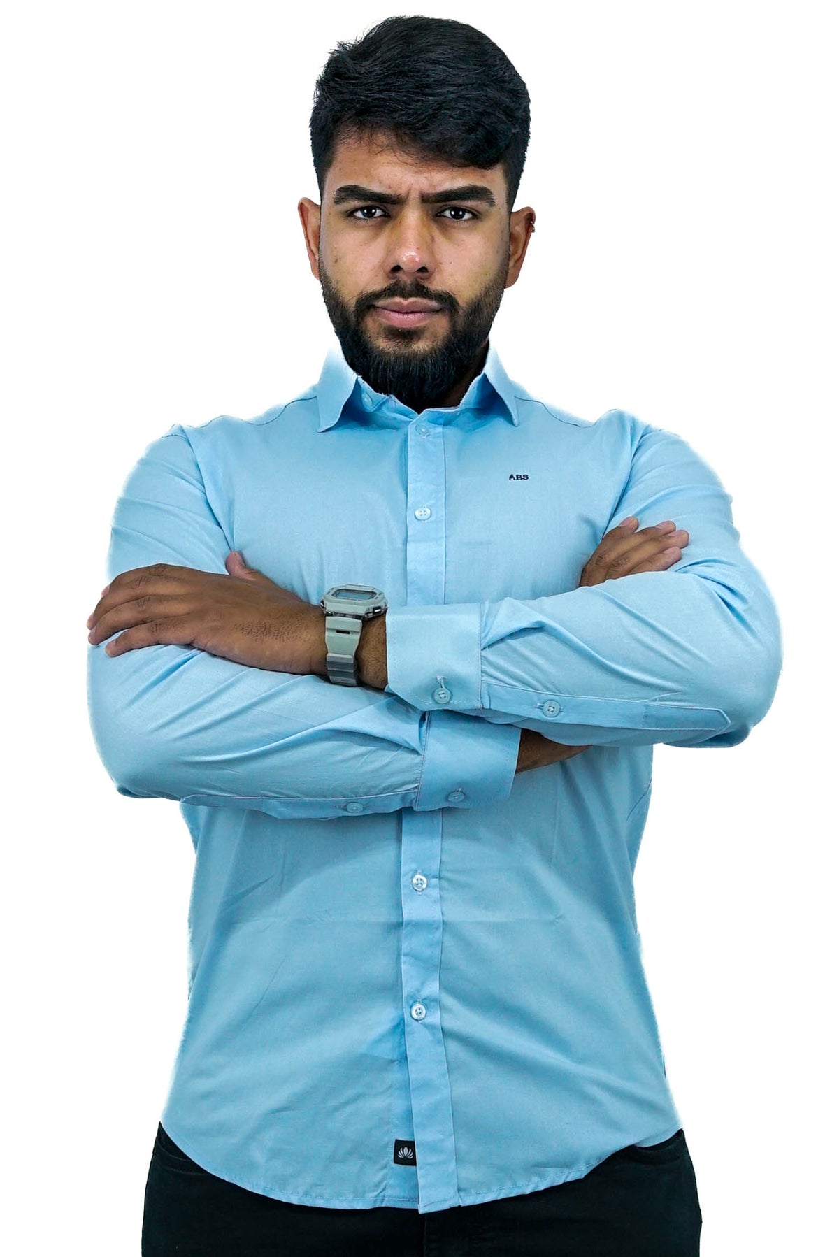 Camisa Manga Longa Algodão Com Elastano
