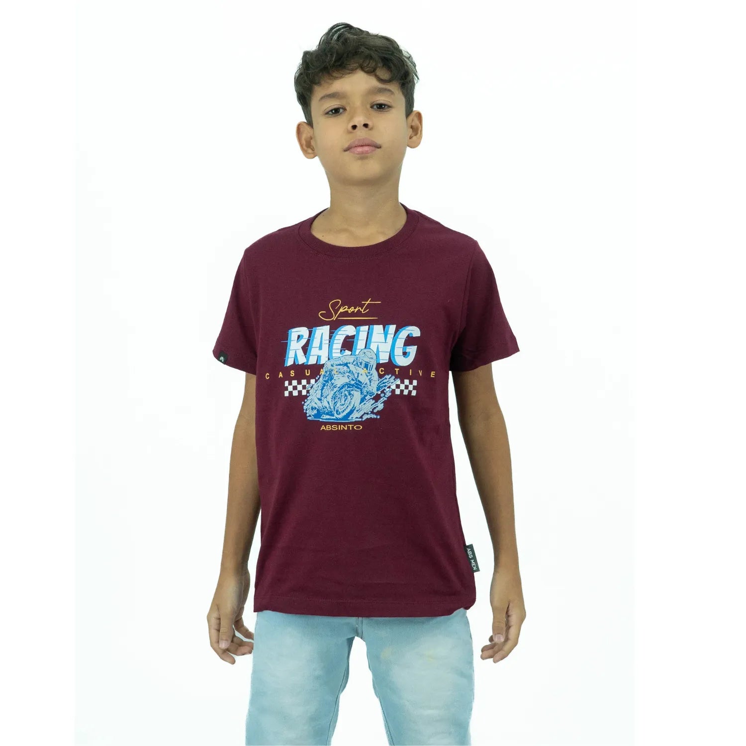 Camiseta Infantil 100% Algodão | Moto