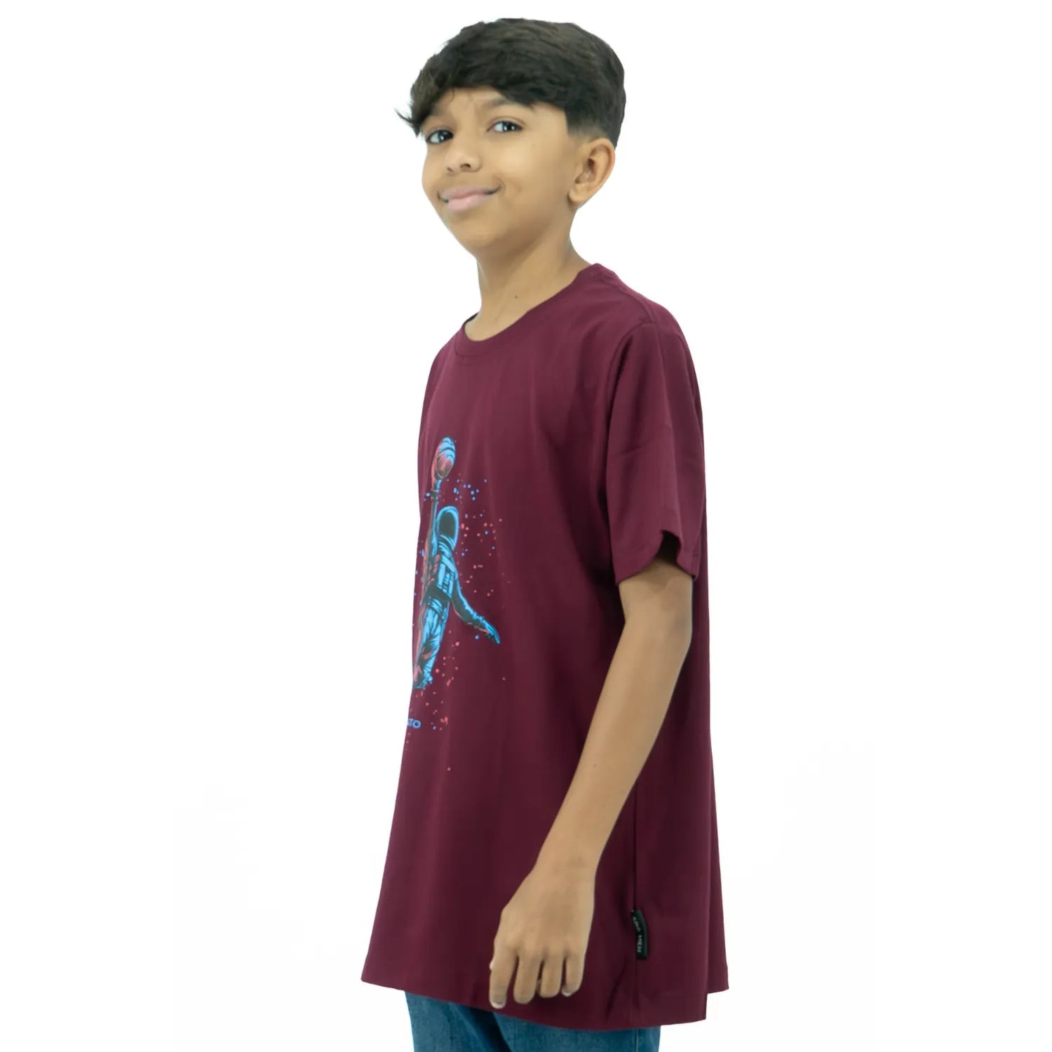 Camiseta Infantil 100% Algodão | Astronauta