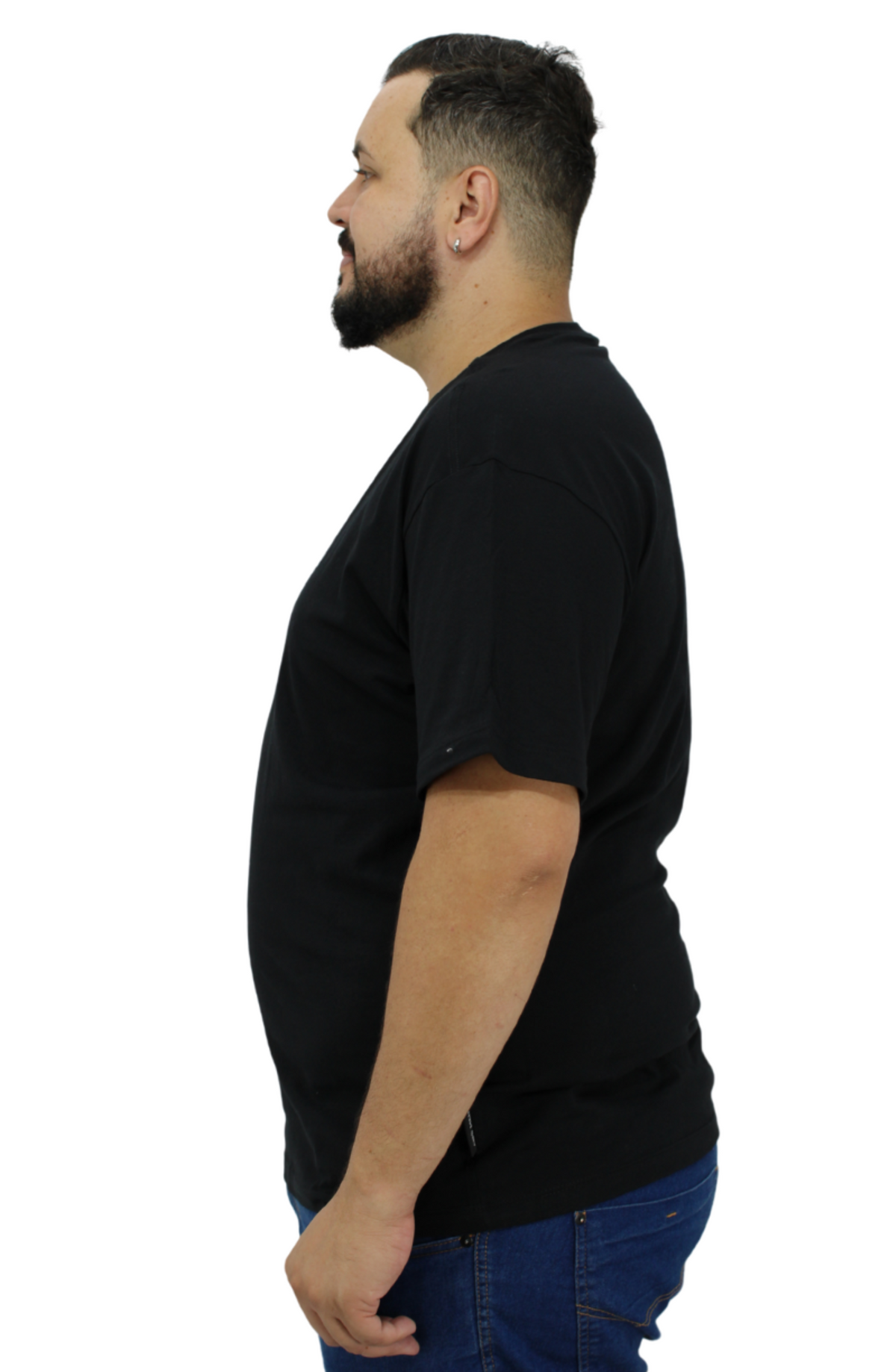 Camiseta Plus Size Malha Collection 100% Algodão