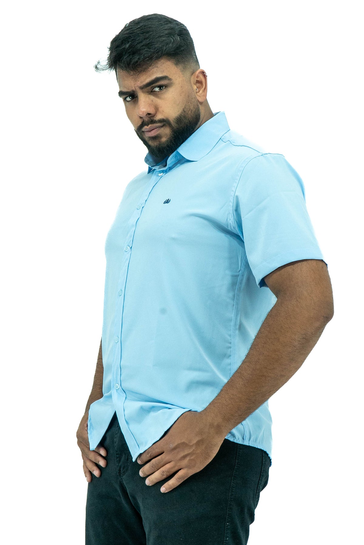 Camisa Manga Curta Social | Spandex