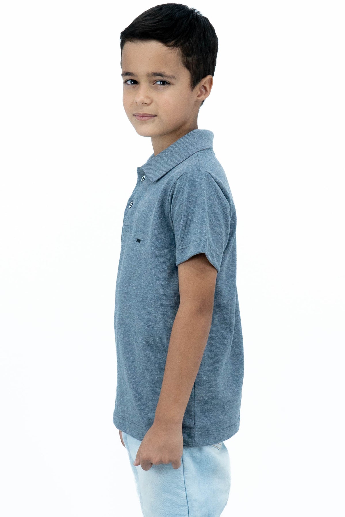Camisa Gola Polo Infantil Lisa