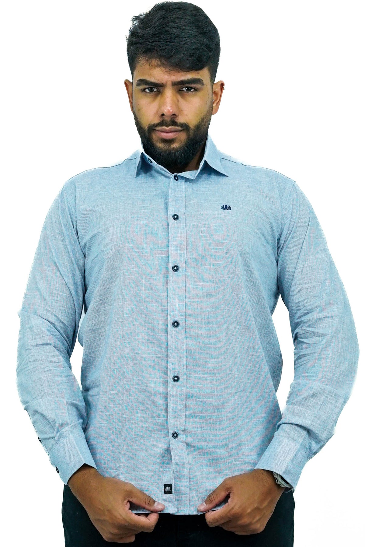 Camisa Manga Longa Linho 100% Algodão