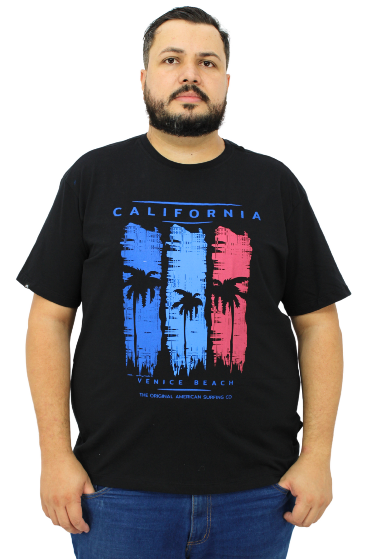 Camiseta Plus Size Malha California 100% Algodão
