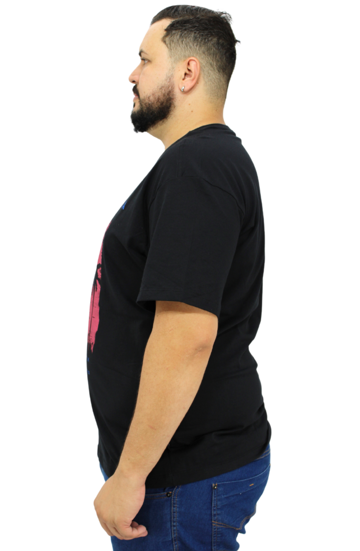 Camiseta Plus Size Malha California 100% Algodão