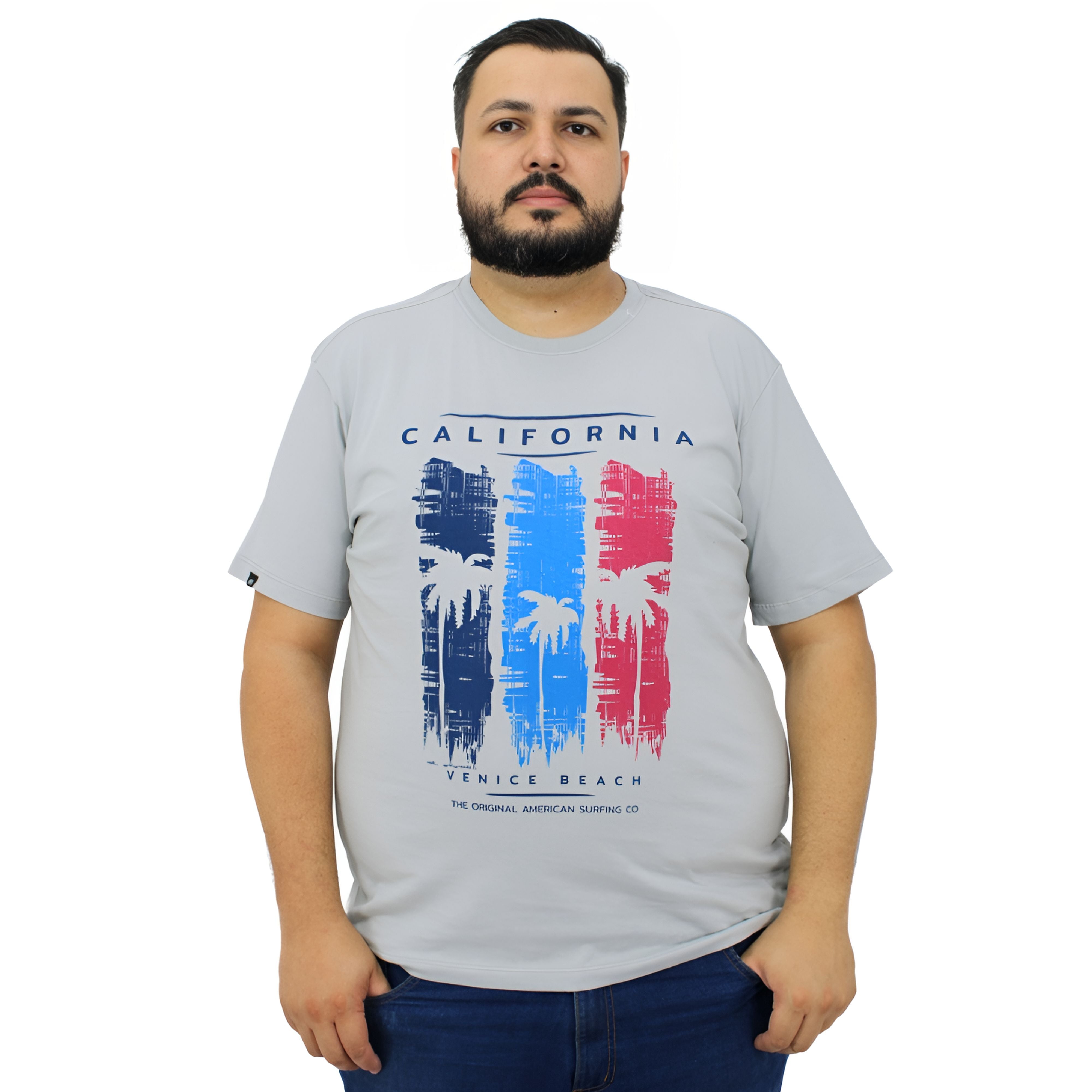 Camiseta Plus Size 100% Algodão | Califórnia