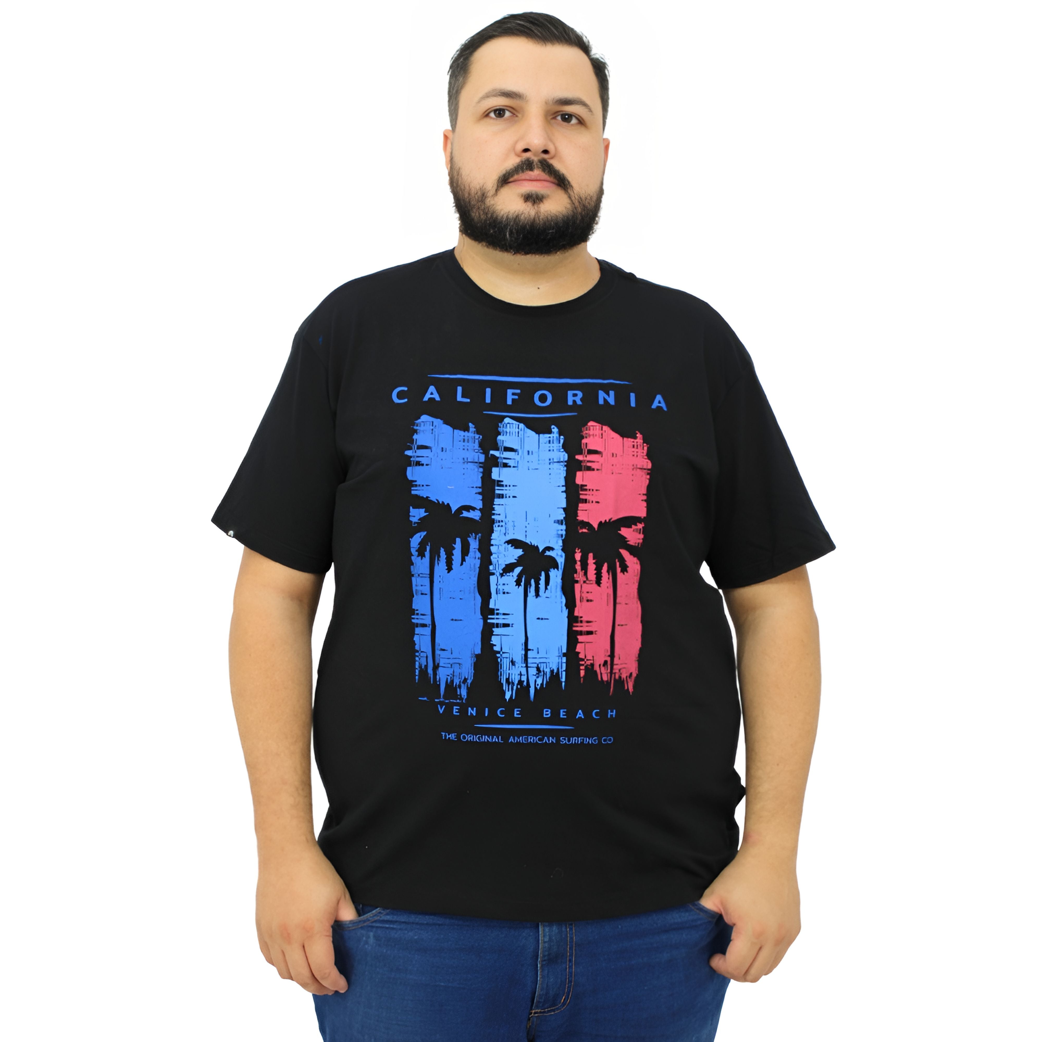 Camiseta Plus Size 100% Algodão | Califórnia